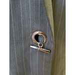 Lane Bryant  Blazer Plus Size 18 Tailored Stretch Black Pinstripe Jacket Photo 2