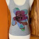 True Meaning NWT Lace Trimmed artsy flower Tank Top Photo 9