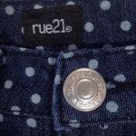 Rue 21  Polka Dot Blue Jeans (3/4) Photo 3