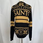 NFL New Orleans Saints Light Up Ugly‎ Christmas Sweater Holiday Womens Medium Black Photo 2