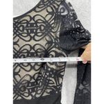 Eliza J . Women's Dress Fit & Flare Black Lace Top Size 0 Petite Long Sleeve Photo 12
