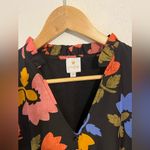J.MARIE Avery V Neck Dress Black Colorful Florals Size XS Excellent Condition Photo 4