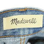 Madewell Momjean Shorts Flintwood Wash Size 23 High Rise Distressed Cotton Photo 9