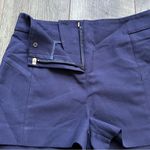 Reserved  Made in Europe Navy Blue High Rise Shorts US Size 6 Photo 2