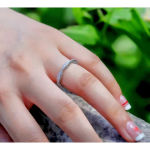 Boutique 1 Ct Pave 18k Gold Plated Simulated Diamond Eternity Wedding Band Ring,‎ Size 9 Photo 4