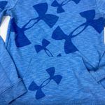 Under Armour All Season Gear Blue Logo Print Hoodie Women’s Size S Photo 1