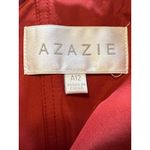NWT Azazie Eren‎ Bronzer Satin Mermaid Full Length Dress Custom Size A12 Rust Photo 2