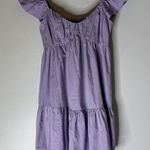 Abercrombie & Fitch abercrombie fitch Purple ruffle Flutter Sleeve Mini Dress Size XXS Photo 0