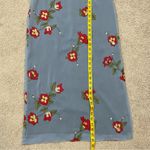 Rag and Bone  Joelene Embroidered Slip Dress Blue Floral 0 Photo 10