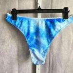SheIn  Blue Lace Trim Bikini Bottoms Swimwear Swimsuit Size Medium Photo 1