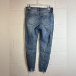 KanCan Woman’s Cheetah Distressed Casual Chic Classic Skinny Jeans Size 7/27 Blue Photo 5