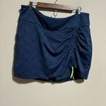 Adidas GOLF Tennis JACQUARD Cinch Skirt SKORT Tech Indigo- Size XL Photo 5