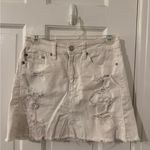 American Eagle  Outfitters White A-Line Mini Skirt Photo 0