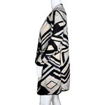 Lucky Brand Sweater Womens XS Cream Black Geometric Cardigan Neutral Bohemian Photo 2