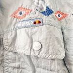 Ellesse Vintage Light Shimmery Blue Diamond Stitched Windbreaker Jacket Meidum Size M Photo 5