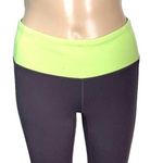 Athleta  Womens Capri Pant Legging Athletic Running Workout Gray Green Small Tall Photo 1