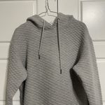 Zyia Active Quilted‎ Hoodie Pullover Athleisure Casual Comfy Gray Photo 3