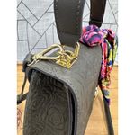 Betsey Johnson Tophandle Handbag Floral Embossed Detachable Strap Womens purse Photo 12