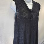 Rendezvous Black Knit Swim Coverup size small Photo 2