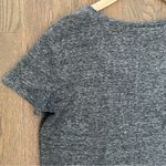 Old Navy Linen Blend Short Sleeve Boyfriend Pocket Tee Heather Grey Small Photo 7