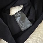 H&M Cropped Black Sports Bra Top Tank S Photo 5