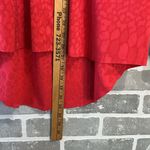 Athleta Red Urbanite Textured Top Button Up Long Sleeve Shirt Women Size Medium Photo 10