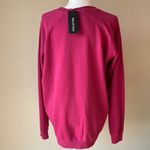 Peloton  Everyday Oversized Crewneck Sweatshirt NWT - Size Medium - Dark Pink Photo 3