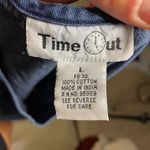 Time Out Womens Dark Blue‎ Sleeveless Maxi Vintage 90s Denim Dress Size Large Blue Photo 4