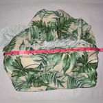 Gianni Bini One Piece Swimsuit Cream & Green Palm Print Off-Shoulder Ruffle XL Photo 14