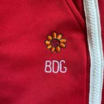 BDG  Urban Outfitters Womens Track Pants Red White Stripe Mid Rise Pockets XS Photo 1