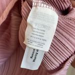 Madewell Texture And Thread Micropleat Short Sleeve Top Sz XXS Light Dusty Pink Photo 3