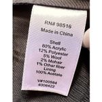 Coldwater Creek Women's Black White Boucle Asymmetrical Jacket Size 14 Photo 6