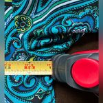 Premise  Bright Blue/Green Medallion Shift Dress Sz M With Lining 3/4 Sleeves Photo 10