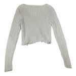 Abercrombie & Fitch women's medium loose knit long sleeve Crop Top nautical rela Photo 1