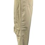 Oak + Fort Double Faced Beige High Rise Wide Leg Drawcord Baggy Trousers Pants 4 Photo 1