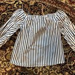 Belle Sky Off-Shoulder Striped Top M Photo 0