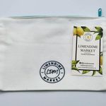 Bismillah Canvas Zipper Pencil Bag Makeup Bag Pouch Bag Handmade NWT White Photo 1