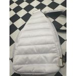 Ah dorned White Puffer Sling Puffy Bag Fanny Pack casual Crossbody Pouch NWT Photo 3