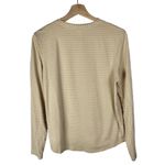 Lululemon Love Long Sleeve Tee Prosecco White Stripe Athletic Top 8 Photo 3