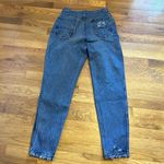Vintage 90s Distressed Rigid Straight Leg High Waisted Jeans Denim Retro Classic Blue Size 26 Photo 5