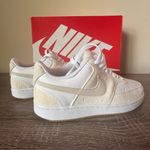 Nike New  Court Vision Low White and Cream Sneakers  (Women) Size 6.5M Photo 4