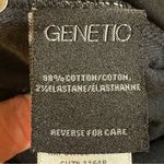 Genetic Denim Women’s Farrah Raw Hem Distressed Black Jean Shorts 27 Photo 6