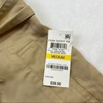 Maison Jules Beige Belted Pocketed Crop Pant Photo 5