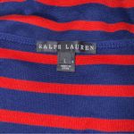 Ralph Lauren Black Label Navy Blue & Red Stripe Short Sleeve Dress Sz L Photo 5
