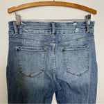Kancan high rise super flare jeans raw‎ hem women’s size 30 trendy distressed Blue Photo 4