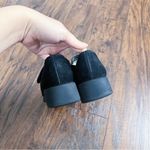 Paul Green • vintage 90s platform loafer black suede leather monk strap chunky Photo 8