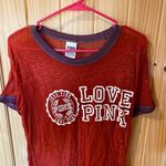 PINK - Victoria's Secret  Red and Purple Tee Photo 1