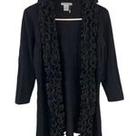 Alberto Makali ruffle cardigan top women’s Size Large. Photo 0