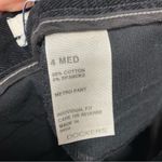 Dockers  Ideal Fit Straight Leg corduroy‎ Pants Black cotton women’s size 4 New Photo 7