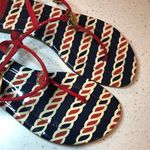 Tory Burch Red and Navy Sandals Photo 13